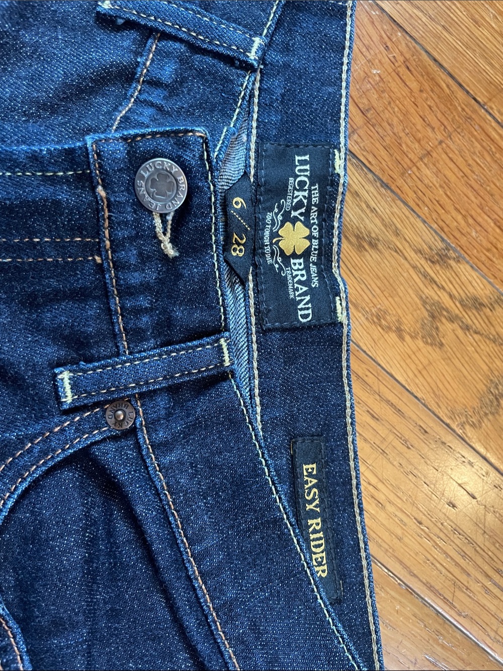 Lucky Brand women’s 's Dark Blue Easy Rider Jeans